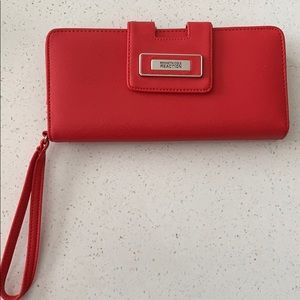 ‼️ PRICE ⬇️ Kenneth Cole red/pink clutch wallet